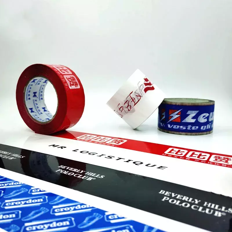 Индивидуальная продукция, печатная пленка OPP Bopp, клейкая фирменная упаковка для запечатывания посылок, фирменная упаковка с логотипом, индивидуальная строгая лента