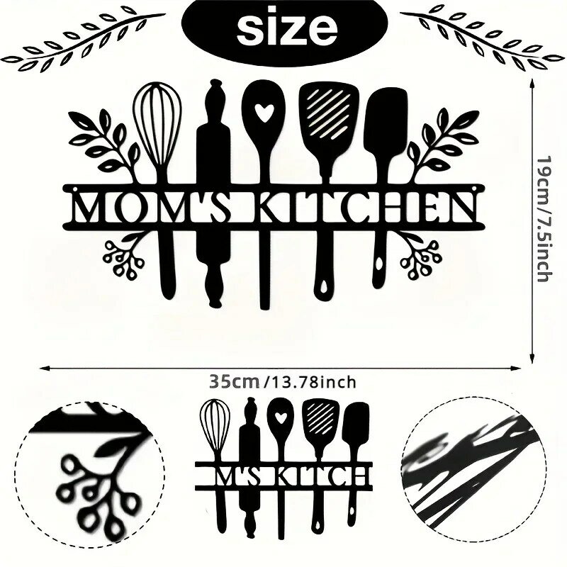 CIFBUY декоративный кухонный металлический знак, кухонные знаки, домашний декор, деревенский металлический кухонный декор, декор для деревенского фермерского дома
