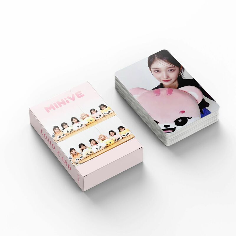 54pcs/set Kpop IVE Postcards MINIVE POP UP Lomo Cards High quality ITZY New Postcard Fashion Fans Gift 2023