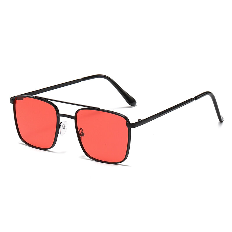 Piloot zonnebril heren 2022 vintage mode gradiënt rijbril nieuwe punk vierkante zonnebril voor mannen oculos de sol shades uv400
