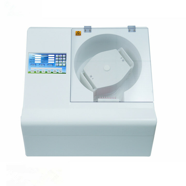 Лабораторное оборудование, автоматический считыватель elisa, вертикальные методы мытья пластин, медицинская микропластинчатая шайба