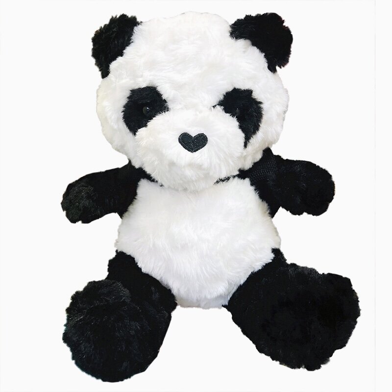 Panda en peluche avec sacs à dos de 25cm, mignon Animal en peluche, cartables d'école, Kawaii, maternelle, 2023