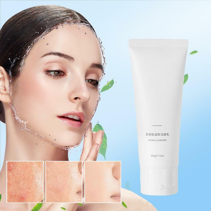 Gentle Natural Face Wash Cleanser, Limpador de pele, Seguro Inofensivo, Hidratante, Limpeza Profunda