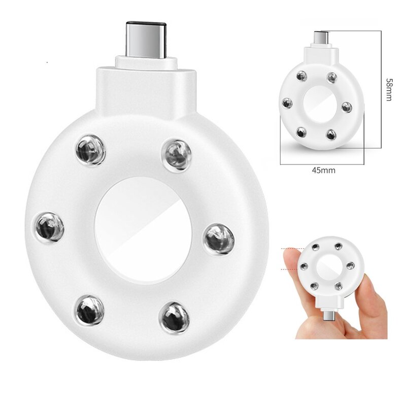 Anti-Peeping Detector Portable Mini Mobile Phone USB Alarm Hotel Infrared Anti-Surveillance Anti-Candid Shooting Pinhole Camera
