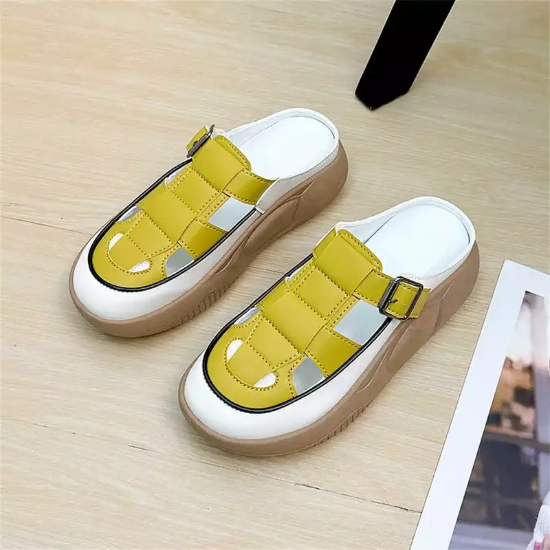Open From The Back 35-40 Transparent Sandals Woman Rubber Slippers Husband Shoes White Boot Tennis For Women Sneakers Sport