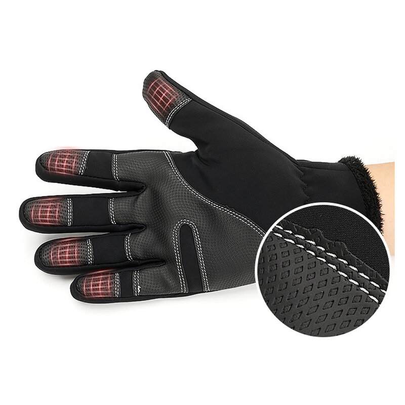 Ветрозащитные перчатки LOCLE для верховой езды с сенсорным экраном для мужчин и женщин, детские перчатки для верховой езды, уличные спортивные перчатки