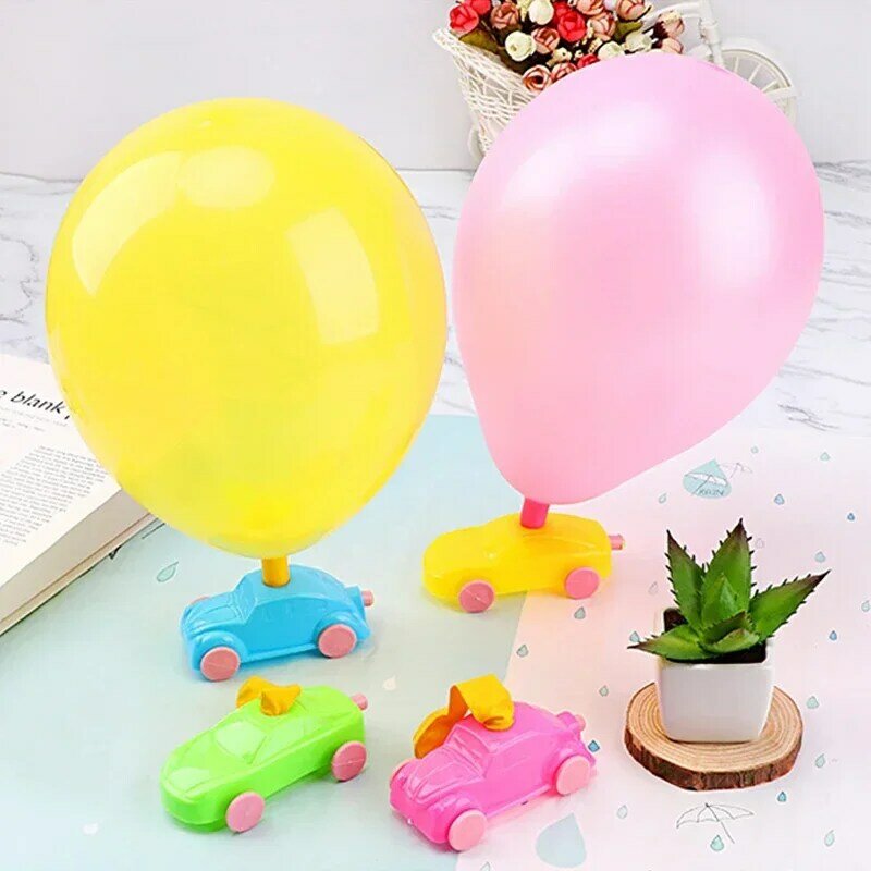 Mix DIY dmuchany samochód z balonem prezenty urodzinowe dla dzieci upominki torby z gadżetami wypełniacze karnawałowe nagrody Pinata zabawka nowa
