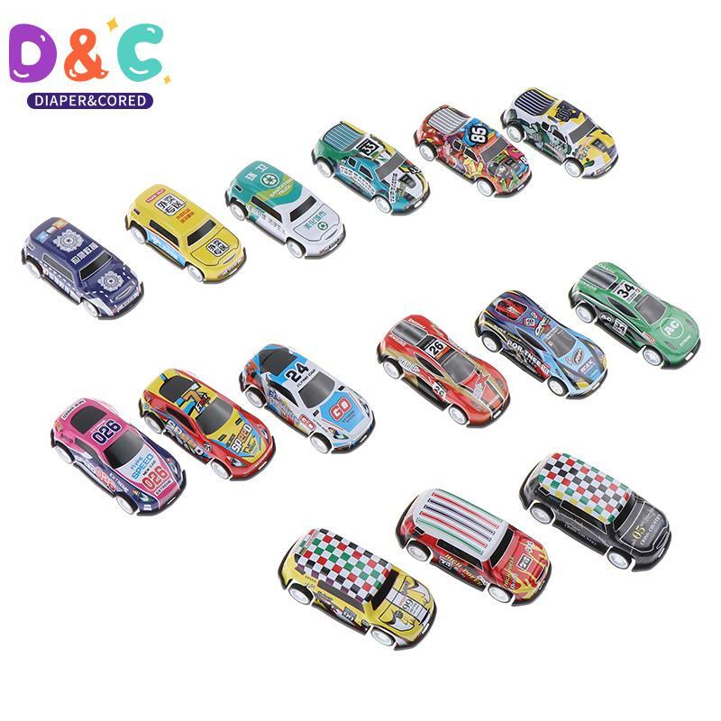 مجموعة سيارات سباق صغيرة من الحديد للأطفال ، نموذج سبيكة ، معدن انتعاش ، ألعاب للأطفال ، هدية عيد ميلاد للأولاد ، 10 قطعة