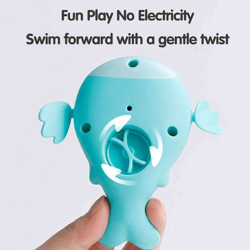 1PC Swimming Dolphin Bath Toy, Wind-up Function Water Game, Pool Floating Toy for Baby Boys and Girls Aged 3+, Gift for Birthday