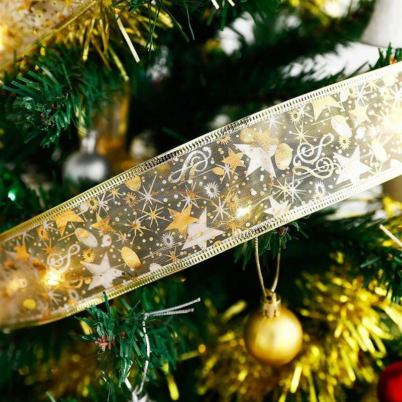 LED Ribbon Fairy Lights para árvore de Natal, durável, casa, corda, decoração do partido