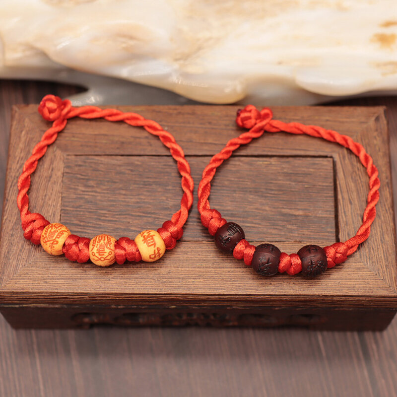 Trendy Red String Bracelet Amulet Red Rope Bracelet For Good Luck Amulet Jewelry