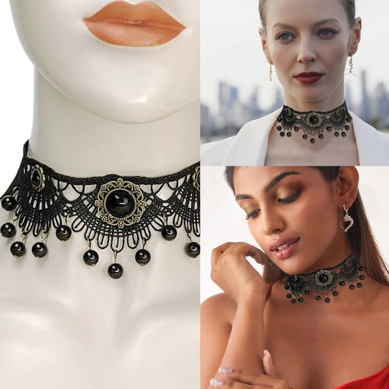 Collier ras du cou fleur collier en cristal pour filles avec pendentif perles délicates livraison directe
