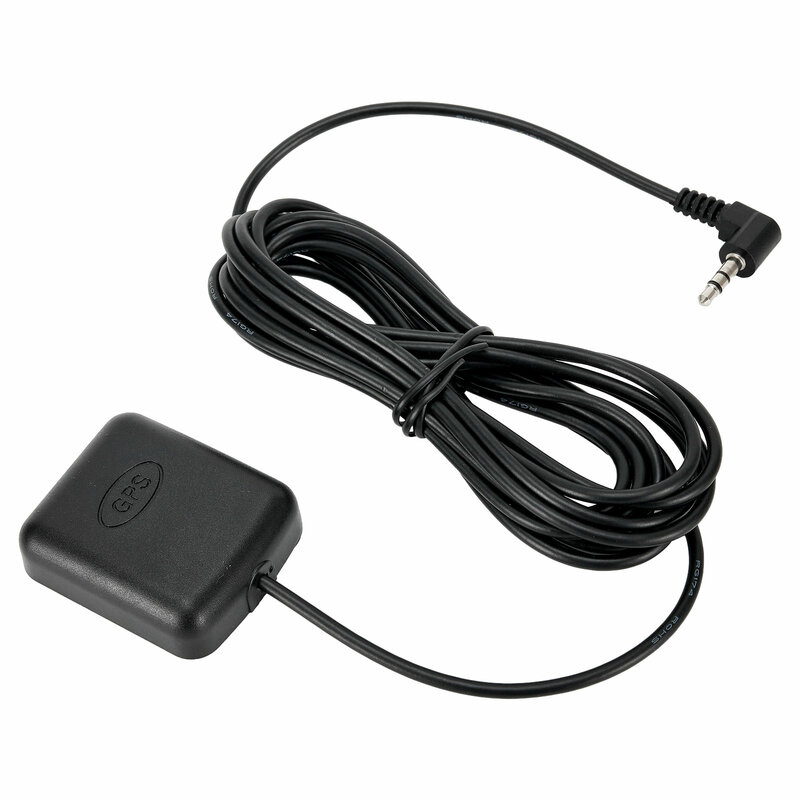 1pc Car GPS Receiver Module With Antenna 3.5mm Elbow For Car Truck SUV Dash Cams Dash Camera External GPS Accessories