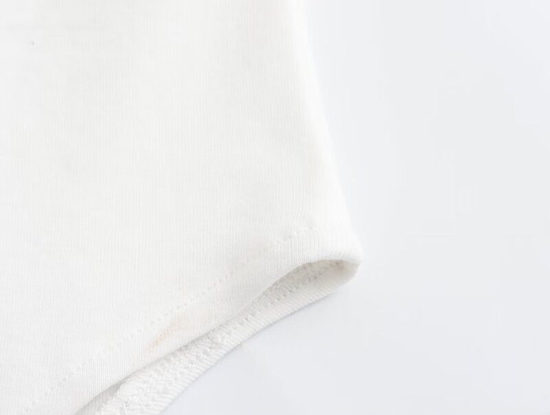 Macacão curto de algodão chique feminino, gola naval, moda feminina, novo, 2024