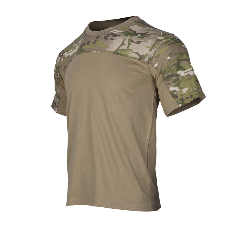 Tactical T-Shirts Men Sport Outdoor Tee Quick Dry Short Sleeve Shirt Hiking Hunting Combat Camouflage Clothing