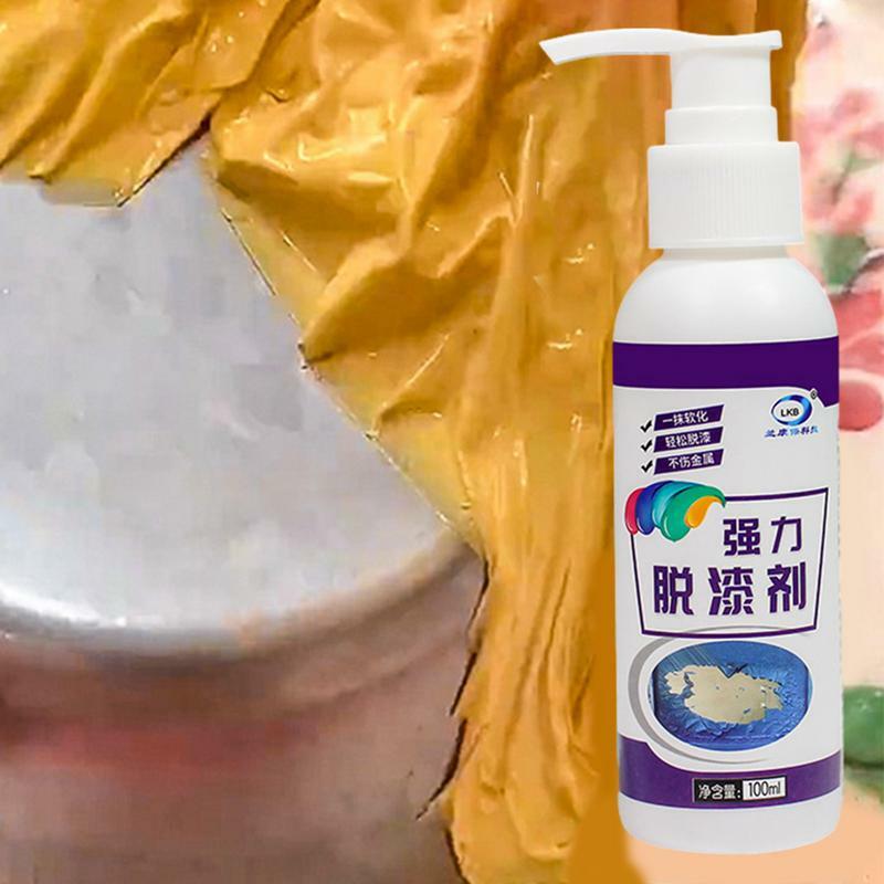 Liquid Paint Remover 100ml Odorless Paint Remover With Powerful Penetration Home Paint Solvents For Glass Tiles Cement Wooden