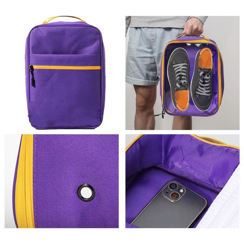 Sneaker Shoe Bag Portable Zippered Organizer Pouch For Golf Football Sports Shoes Luggage Shoe Bag For Travel Shoe Packing Bag