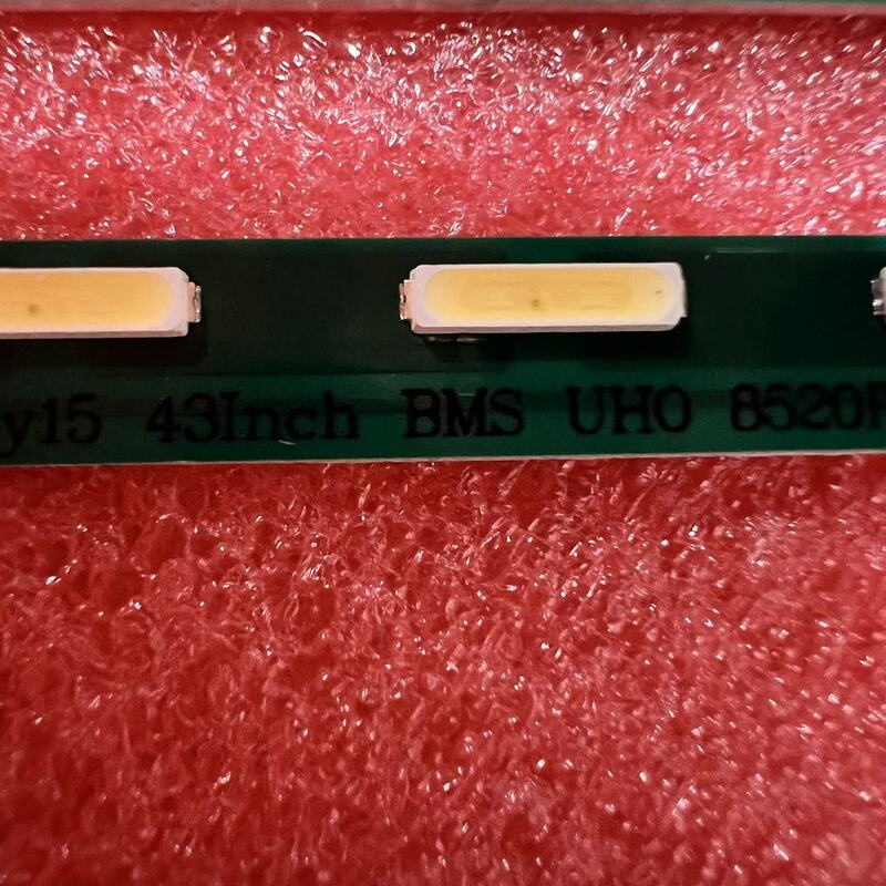 32LED แถบไฟแบคไลท์ LED สำหรับ Y15 43UF690V 43นิ้ว8520PKG BMS UHD 64EA L/R-Type