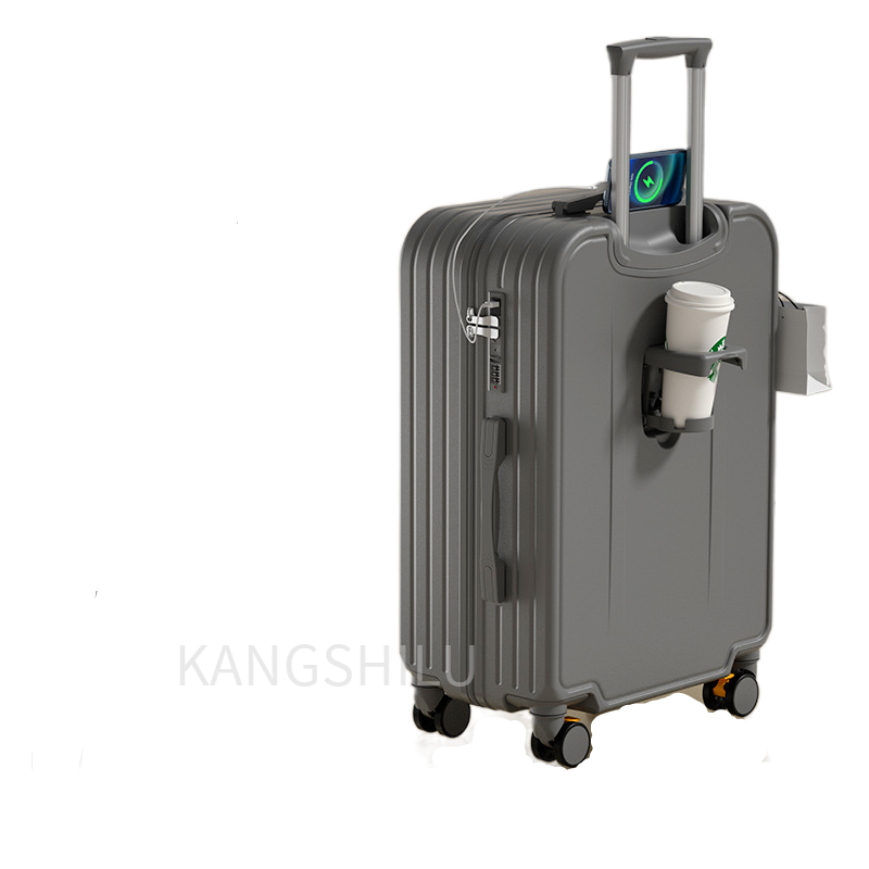 Neuer Reisekoffer 20''22''24 ''multifunktion aler Gepäckraum-Reisekoffer mit Rädern Handgepäck koffer Reiß verschluss