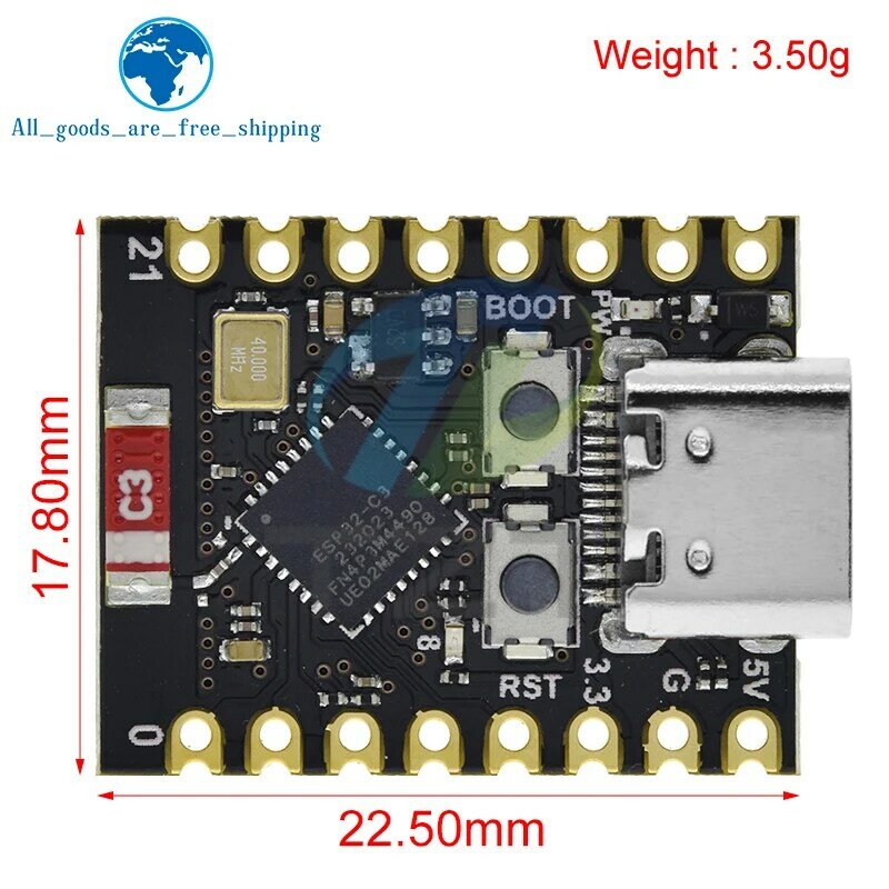 Płyta rozwojowa ESP32-C3 TZT ESP32 SuperMini ESP32 płyta rozwojowa WiFi Bluetooth dla Arduino ESP8266