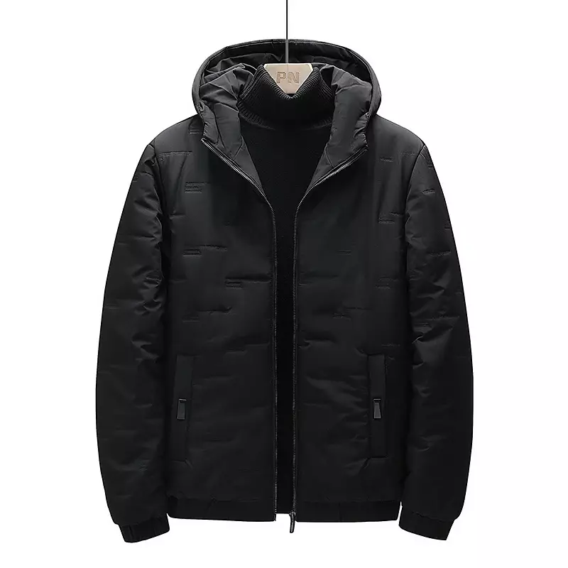 Abrigos de algodón con capucha para hombre, ropa gruesa de marca de moda, versión coreana, novedad, otoño e invierno, M-5XL de tendencia