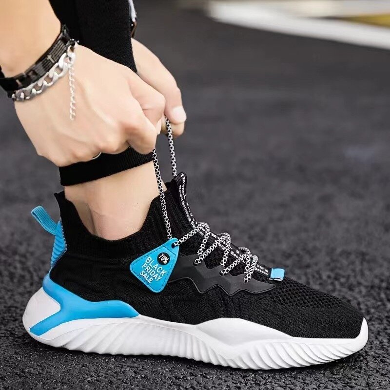 Męskie trampki modne uniwersalne obuwie codzienne dla mężczyzn 2024 luksusowa siatka oddychające buty do biegania i chodzenia wygodne buty do tenisa