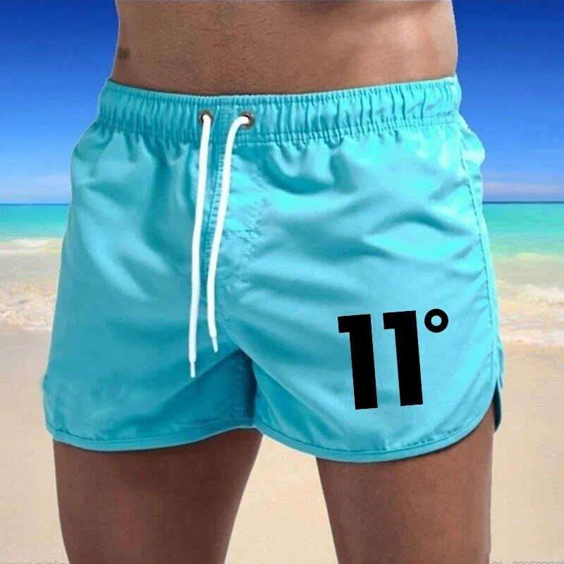 2024 baru musim panas celana renang panas olahraga celana pendek lari pria celana pendek pantai cepat kering papan selancar celana renang seksi