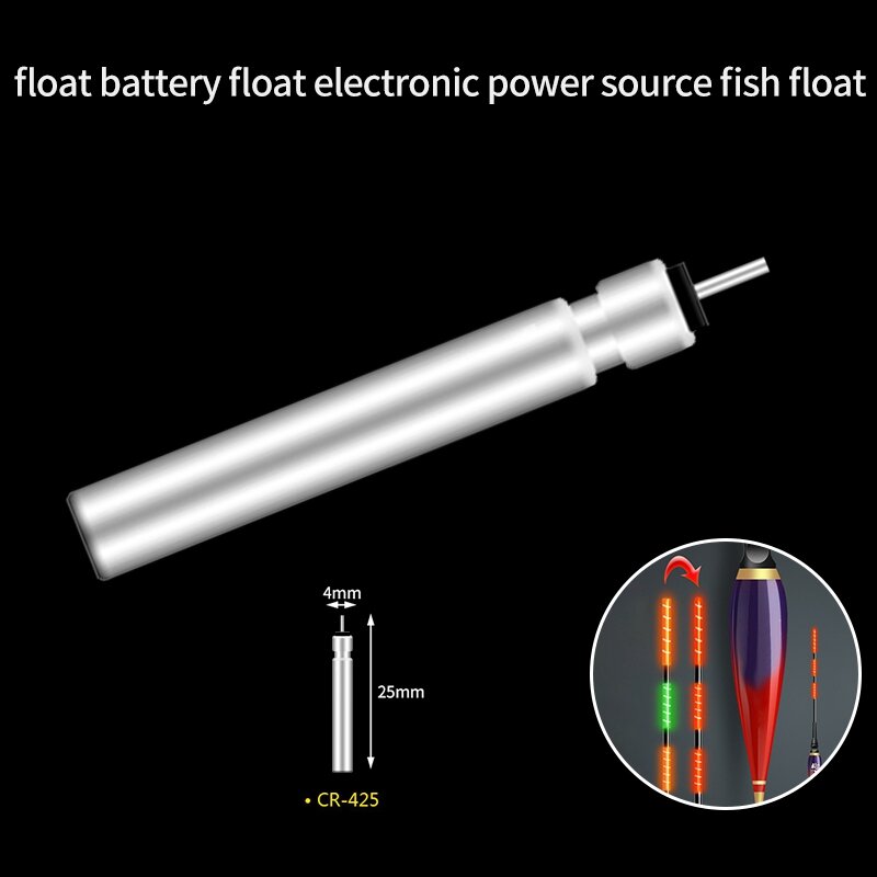 10/20/50pcs Electric Fishing Floats Light Luminous Buoy Lithium Pin Battery Charger CR425 CR-322 Battery Buoy Tools Tackle 배터리
