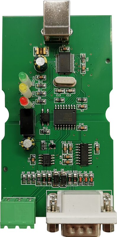 Konverter Port Serial USB Ke RS485/RS232 Isolasi Kopling Magnetik Kecepatan Tinggi Chip FT232R Asli