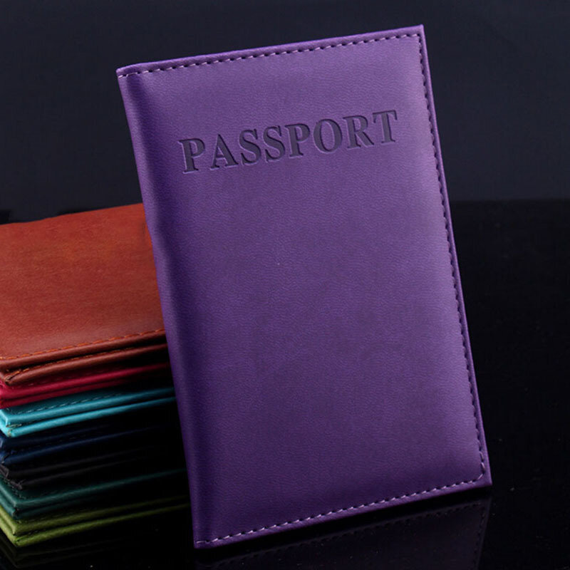 Multi-farbe Künstliche Leder Reisepass Paar Modelle Reisepass Abdeckung Unisex Karte Fall Karte Halter