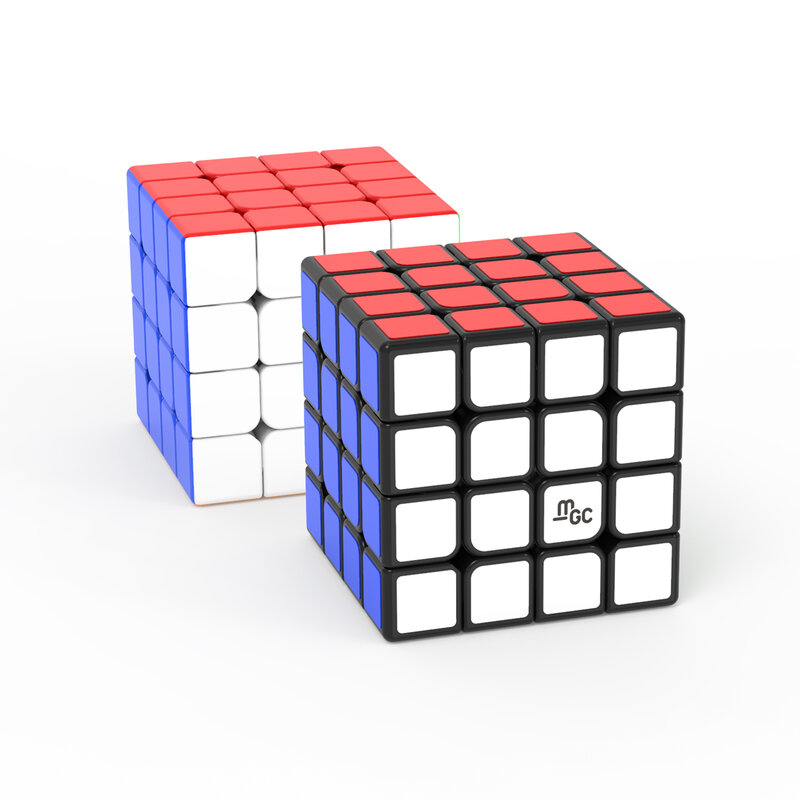 YJ MGC – Cube magique de vitesse magnétique 4x4 M, sans adhésif, jouets professionnels, Puzzle MGC 4 M