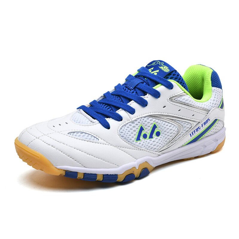 LEFUS-zapatillas de tenis de mesa ultraligeras y transpirables para niños, antideslizantes, resistentes al desgaste, shoes36-45 de entrenamiento de competición