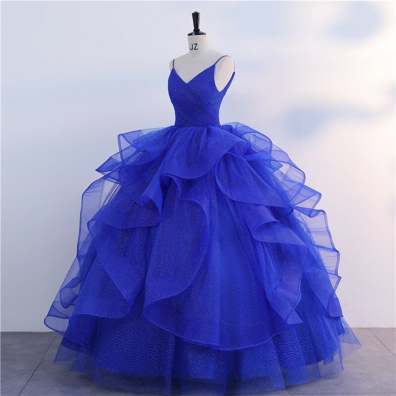 Ashley Gloria New Party Dress Quinceanera Dresses Real Photo Formal Ball Gown Luxury Prom Gown For Girls Customize