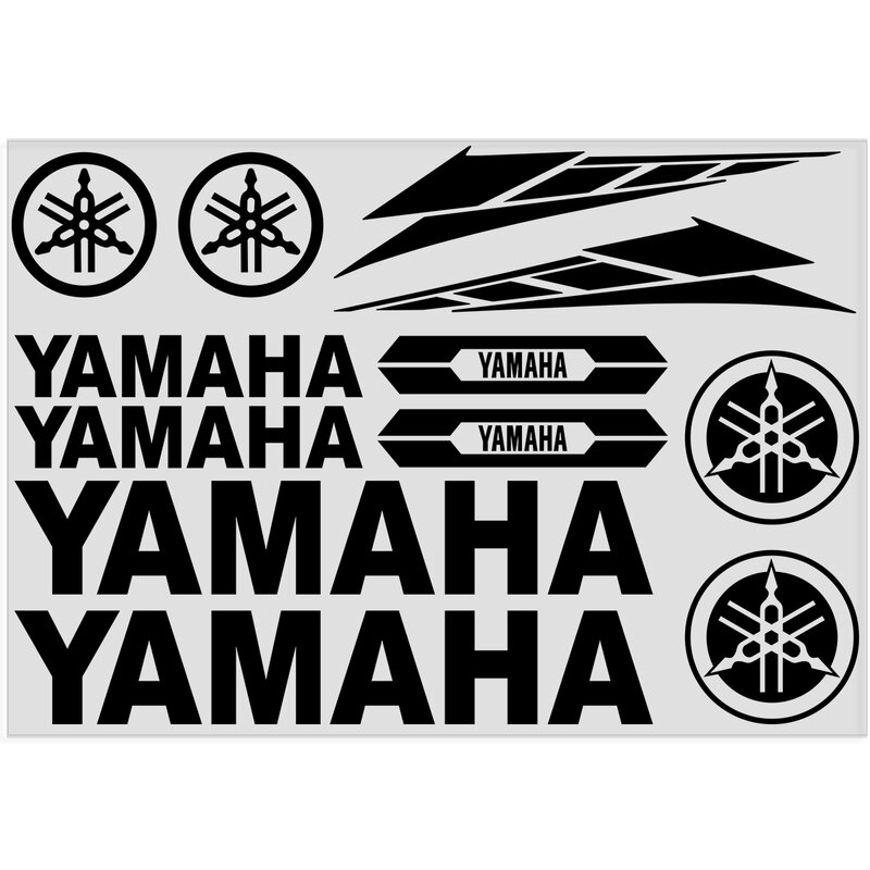 Zestaw naklejek na motocykl YAMAHA z Logo Tank