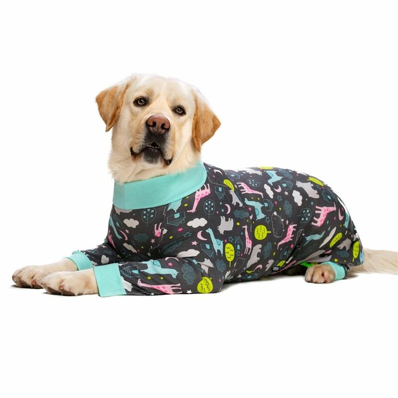 Traje de recuperación de cuatro patas para mascotas, ropa de abrigo, camisa, Mono para perros, pijama para perros