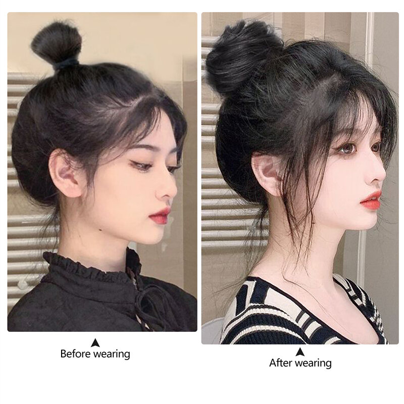 Synthetic Messy Hair Bun Chignon Scrunchies Elastic Hair Band Wave Hairpieces For Women Wrap Curly Ponytail Wigs Hair Extensions