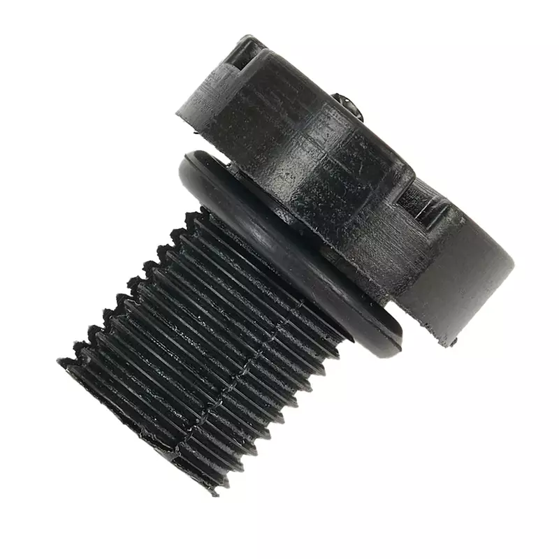 Kit de conversión de radiador de perno de válvula de herramienta, adaptador negro, accesorios de coche prácticos 17111712788 ABS + goma duradera