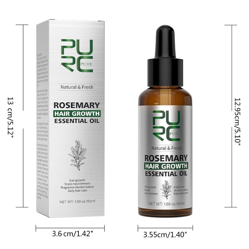 Olio di rosmarino per la crescita dei capelli Olio essenziale Rinfrescante Nutriente per la crescita dei capelli Drop Shipping
