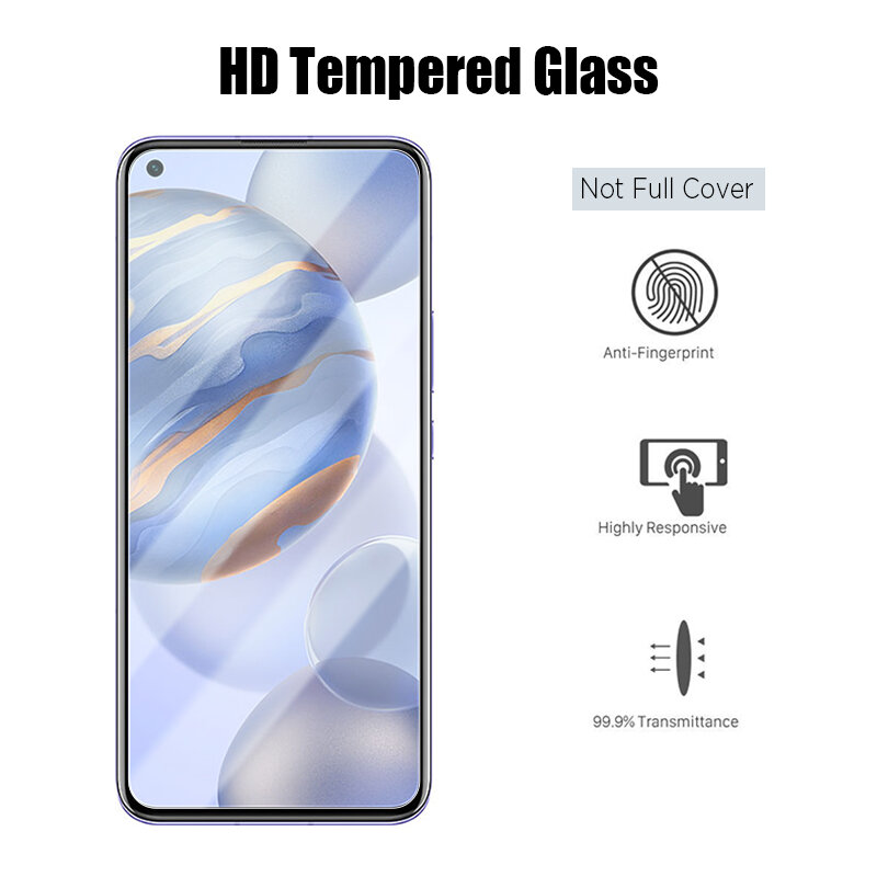 3Pcs Screen Protector For Honor 20 Pro 8X 7X 9 Glass Tempered Glass For Honor 10i 10 20 50 Lite 30i X9 X8 X7