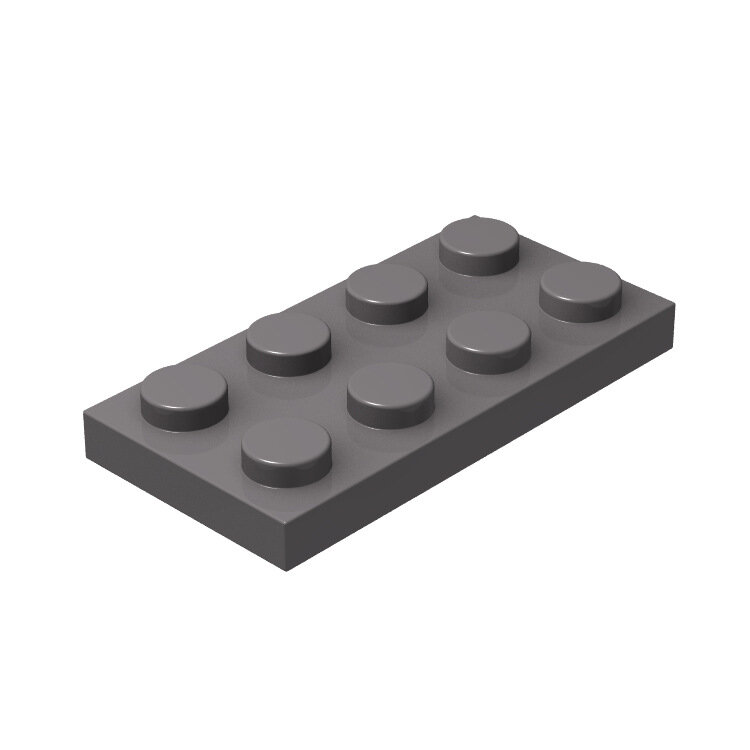 Moc 3020 monta partículas acessórios componentes 2x4 placa normal 20 peças tijolos coloridos blocos de construção educacional brinquedo cidade
