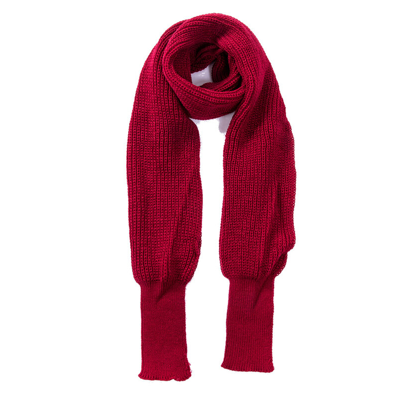 10 colori maglione lavorato a maglia da donna top sciarpa con maniche sciarpa inverno caldo scialle sciarpa maglione Halter collo sciarpa
