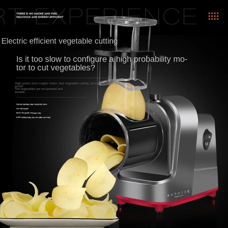 Tagliaverdure elettrico multifunzionale home mensa ravanello grattugia per patate affettatrice commerciale automatica muslimah macchina