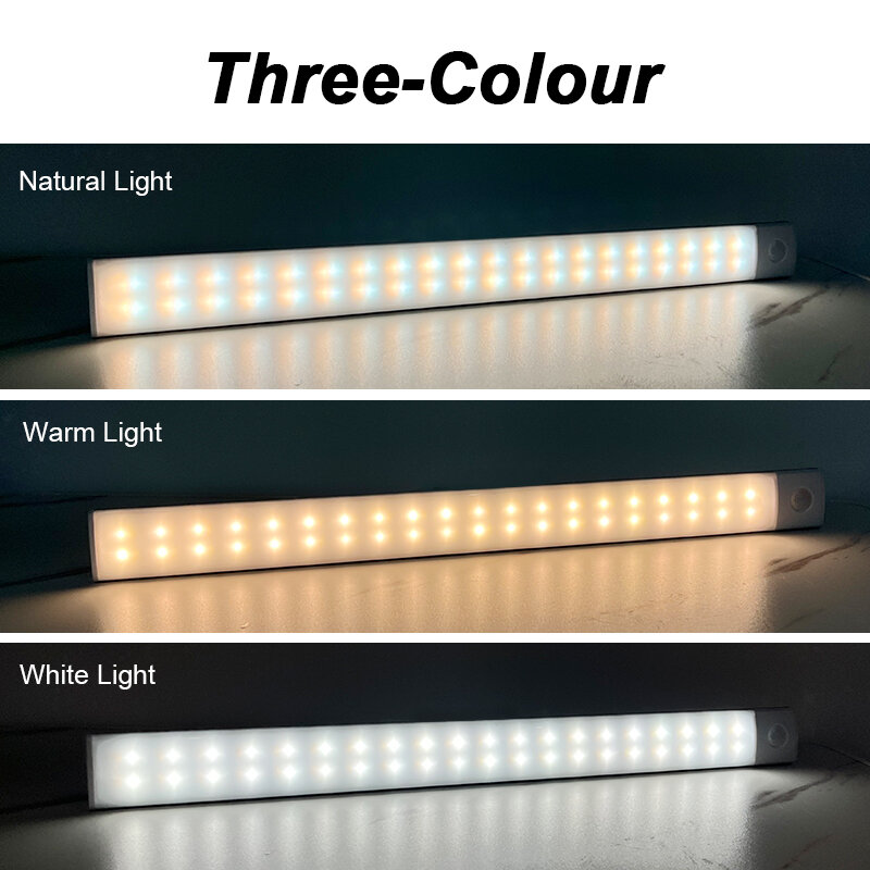 Nachtlicht LED-Licht unter Schrank Licht Bewegungs sensor Schrank Lichts chrank USB wiederauf ladbare Küche Beleuchtung Lampe