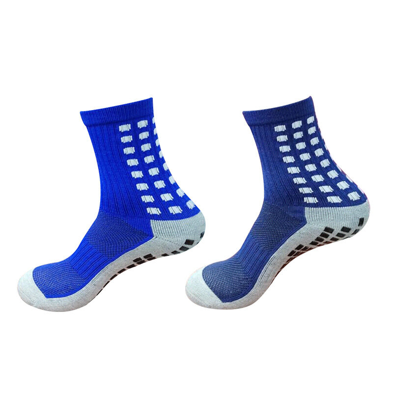 Высококачественные Новые футбольные носки, мужские и женские спортивные носки, Нескользящие силиконовые носки для футбола, баскетбола