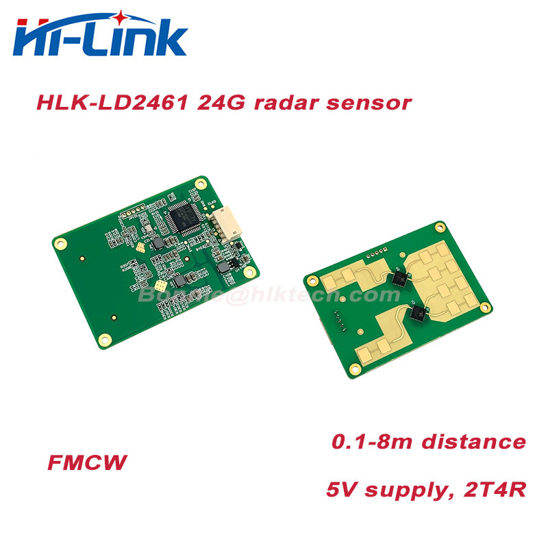Smart Home Human Tracking Sensor, Motion Detection Module, Frete Grátis, LD2461, HLK-LD2461