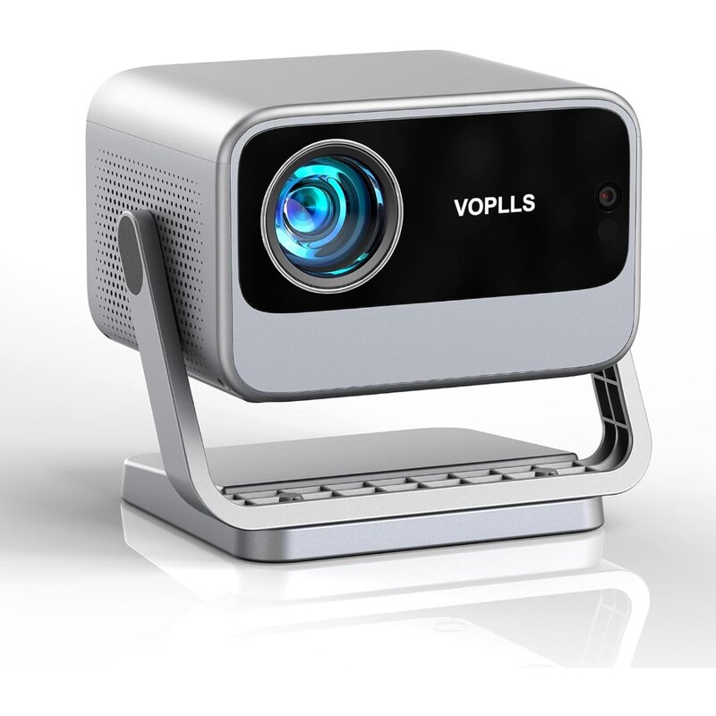 Projecteur vidéo intelligent 4K avec WiFi et Bluetooth, Dolby Atmos 3D, Keystone automatique, 600 ANSI, budgétaire de film extérieur