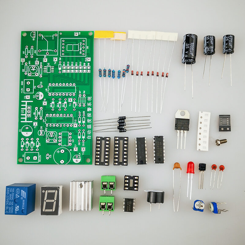 Automatic Temperature Control Alarm Electronic Kit Assembly and Welding Electronic Components Supplies