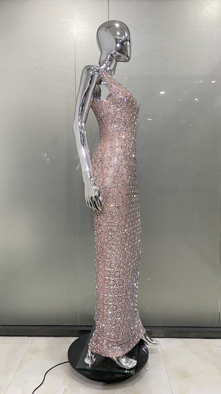 Настраиваемое кружевное высокоэластичное облегающее пикантное платье без рукавов с блестками платье для вечеринки на день рождения миди для выступлений