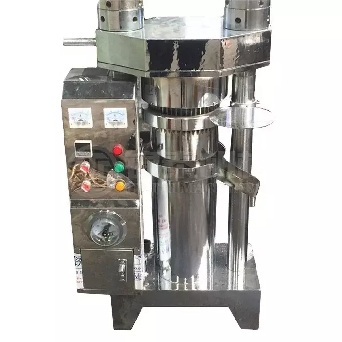 Prensa hidráulica de aceite de sésamo, máquina de prensado en frío de gran capacidad para mantequilla de cacao, novedad