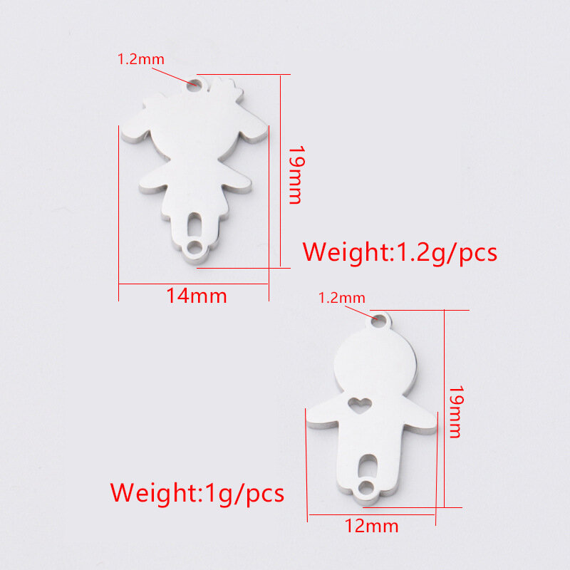 10pcs Charms Lovely Girl and Boy Lover Silver Color Pendant For Fit DIY Handmade Pendants Necklace Jewelry Making Accessorie